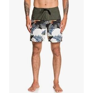 Quiksilver‎ Men's Everyday Lightening 17" Kalamata Board Shorts Beach Pool Sz 38
